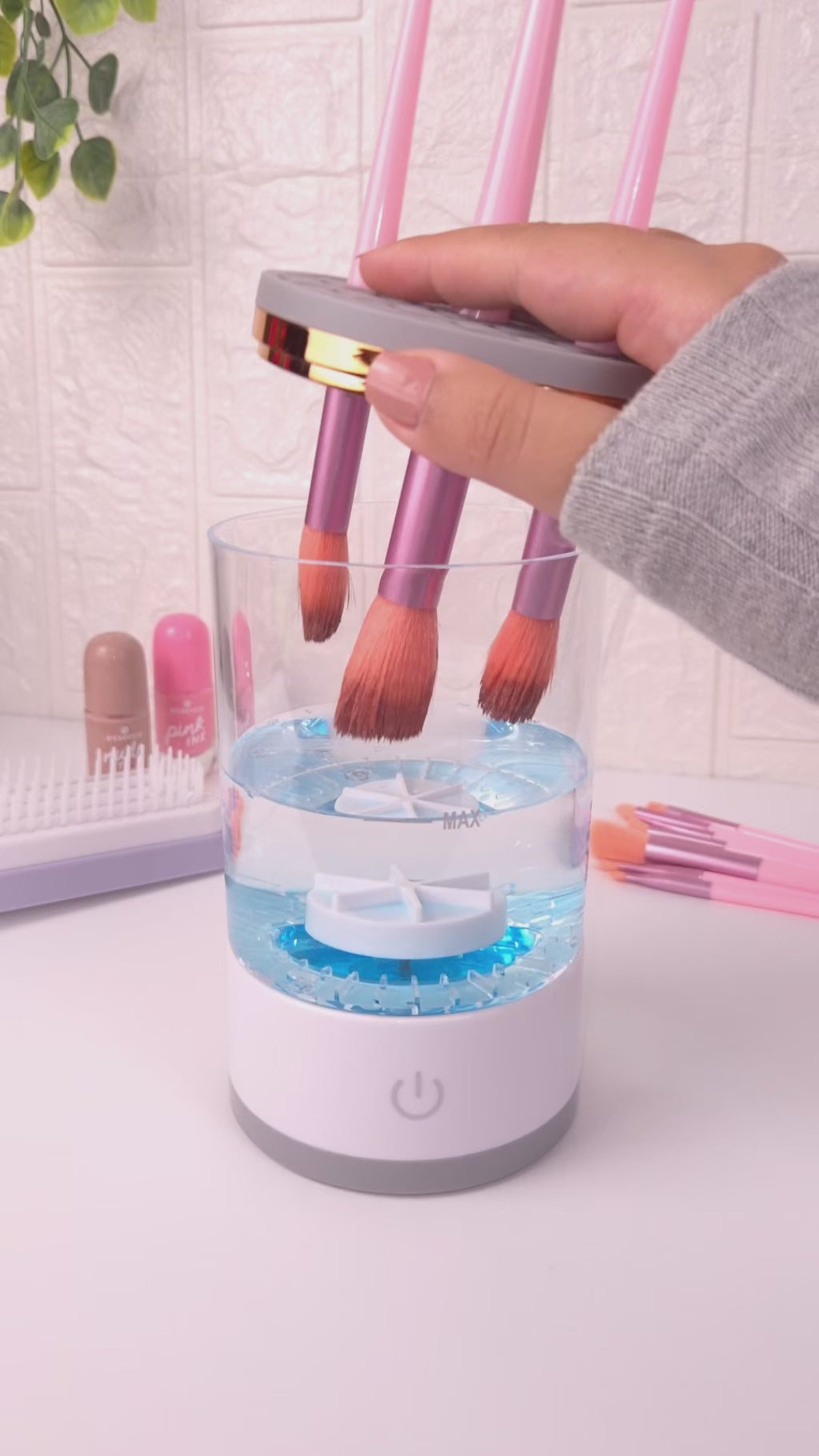 Lavadora Automática de Brochas de Maquillaje – Limpieza Profunda en Minutos